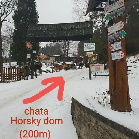 Деревянный коттедж Horsky Dom *